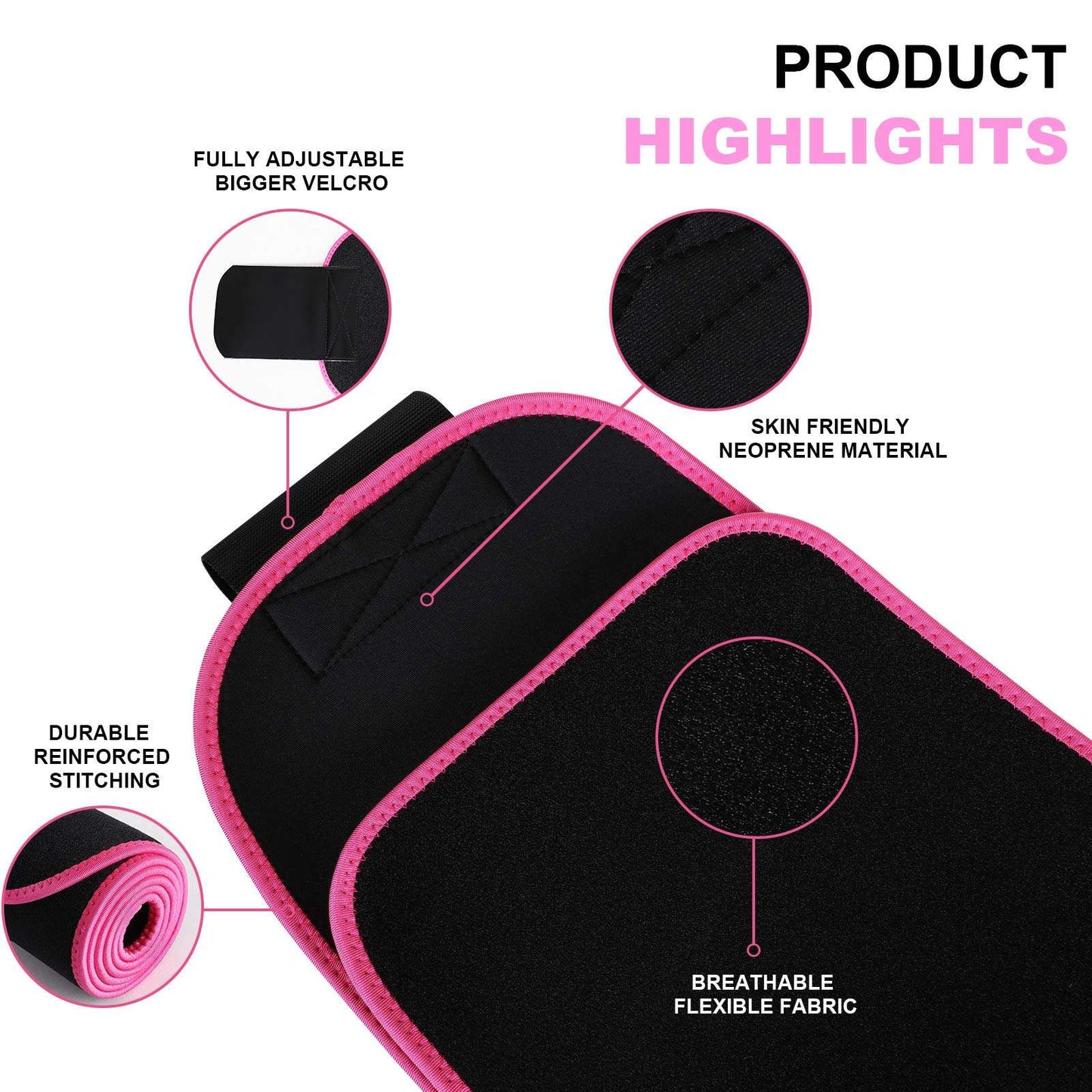 Adjustable Waist Trimmer Belt